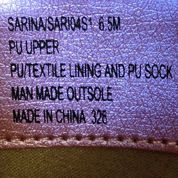 Steve Madden the Sarina Iridescent Point Toe Boots Size 6.5 M - Picture 6 of 7